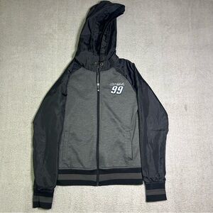 Nacar Chase Authentics Carl Edward’s #99 Bomber Jacket Men’s Small Full Zip Hood